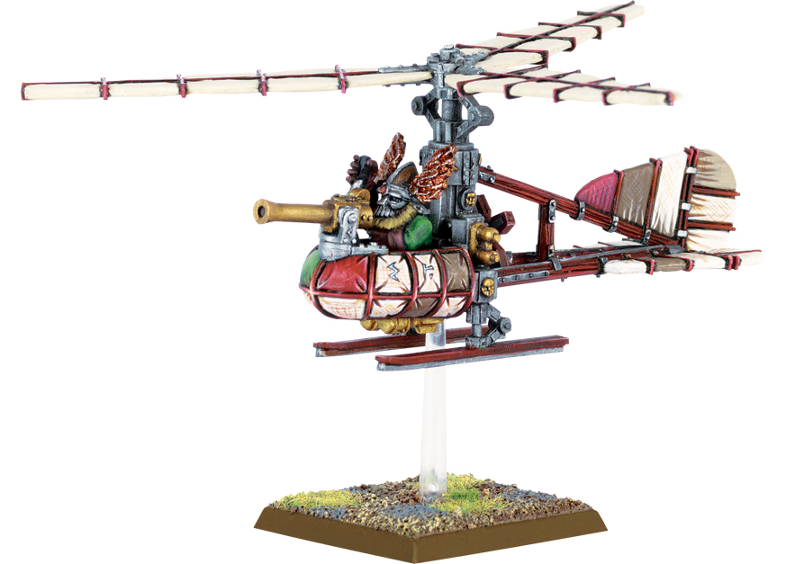 Dwarfen Mountain Dwarf Gyrocopter (Metal)