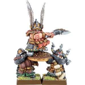 Dwarf King Alrik & Shieldbearers