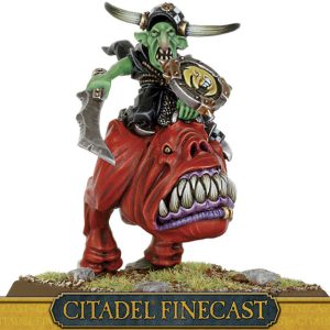 Night Goblin Warboss on Giant Squig