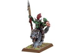 Goblin Warboss on Wolf, with Sword