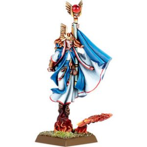 High Elf Mage on Phoenix Base