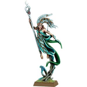 Wood Elf Realms Female Spellsinger with Staff