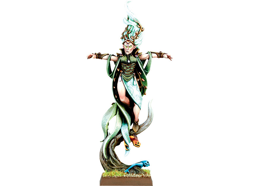 Wood Elf Realms Female Spellsinger, Casting