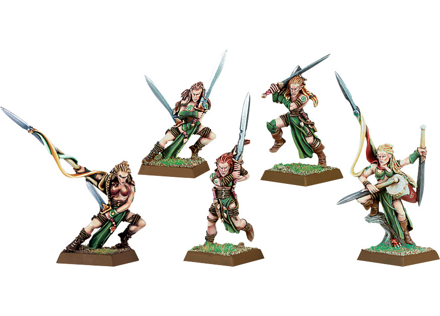 Wood Elf Realms Wardancer Troupe Command