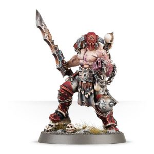 Slaughterpriest with Hackblade and Wrath-hammer