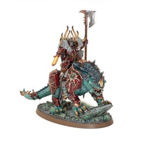 Slaves to Darkness Chaos Lord on Karkadrak