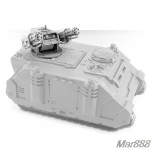 Space Marine Razorback Twin-Linked Assault Cannon turret